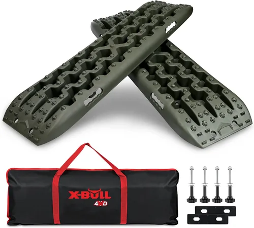 Miniatura 8 de X-BULL Nuevas Pistas de Tracción de Recuperación Arena Barro Nieve Escalera para Neumáticos 4WD (Naranja, 3gen)