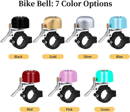 Miniatura 2 de Greallthy Bike Bell Classic Brass Bicycle Bell,Bike Bells for Adults Youth, Loud Retro Bell for Road & Mountain Bikes, Universal Handlebar Fit