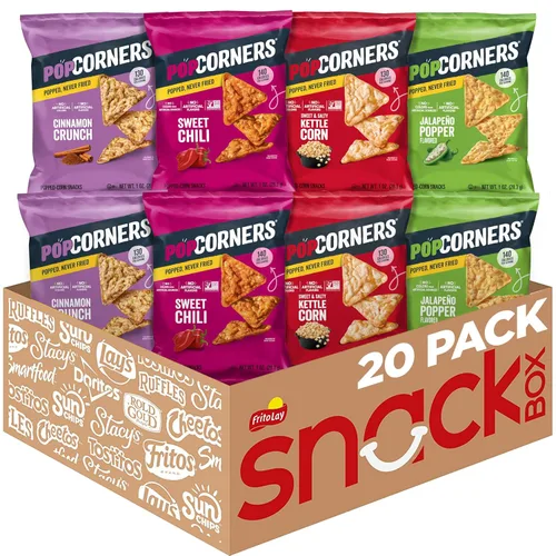 Miniatura 9 de PopCorners Snacks sin gluten, paquete variado de 3 sabores, bolsas de 1 onza (paquete de 20)