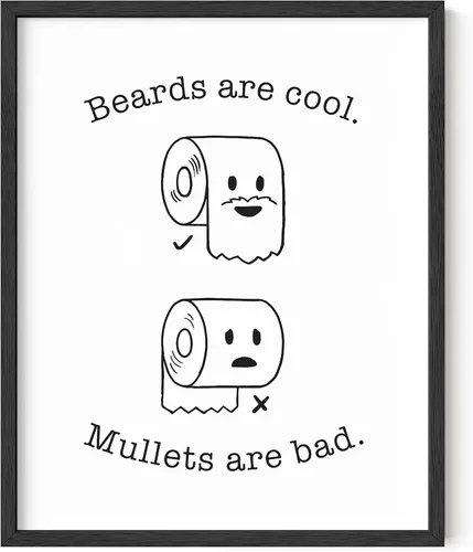 Miniatura 83 de HAUS AND HUES Funny Butts Collage - Póster artístico para decoración de baño, 12 x 16 pulgadas, sin marco