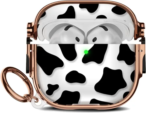 Miniatura 29 de Maxjoy para Funda Linda de AirPods 2 (2019) con Bloqueo de Seguridad, Compatible con Funda de AirPod de 2ª Generación de Mármol para Mujeres
