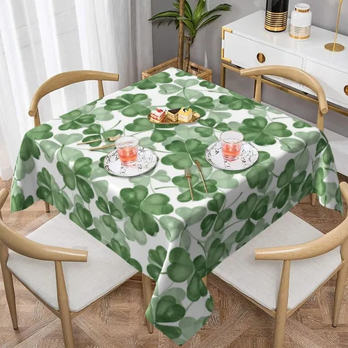 Miniatura 40 de BETGINY 4th of July Tablecloth Square 60x60 Inch,White Red Blue Patriotic Stars Table Cloth,Stain Resistance Polyester American Independence Day