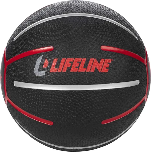 Miniatura 3 de Lifeline Fitness Balón medicinal - Entrenamiento de fuerza y estabilidad corporal total, antideslizante, rebote ligero, superficie texturizada