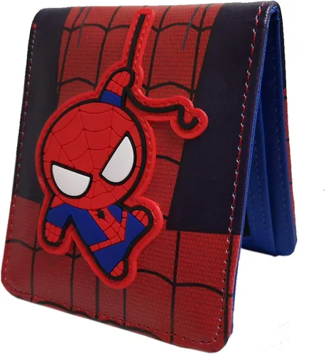 Miniatura 3 de Junxi Superhero personaje PVC bifold cartera