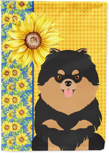 Miniatura 47 de Caroline's Treasures WDK5331CHF - Bandera de verano con diseño de girasoles rojos y blancos, manga grande, para porche, para colgar en la pared
