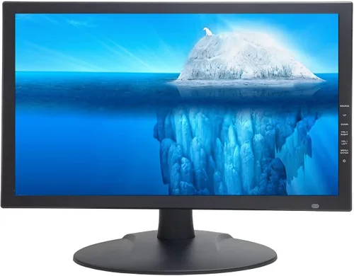 101AV Monitor de seguridad 4K escalado de 18.5 pulgadas con supermuestreo anti-aliasing (SSAA), HDMI (escala 4K/8MP), BNC/VGA, montaje VESA, detalle