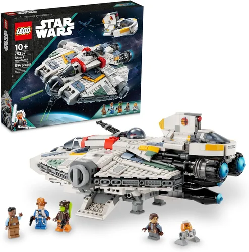 LEGO Star Wars Ahsoka Ghost and Phantom II - Juguete de nave espacial Star Wars para niños, niños y niñas, a partir de 10 años, regalos para