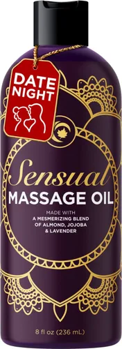 Aceite natural hipoalergénico para terapia en la piel, masaje sensual con aceite puro de lavanda para hombres y mujeres, 8 onzas