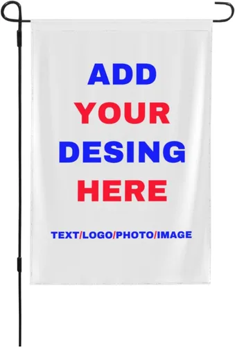 Miniatura 14 de Bandera personalizada, añade tu propio diseño aquí, banderas de coche pequeñas de doble cara para exteriores, regalos personalizables, bandera