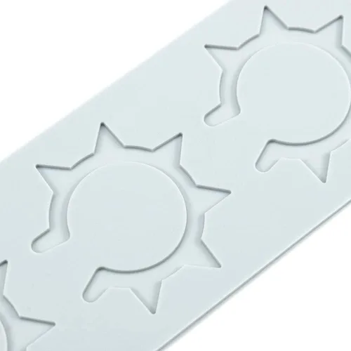 Miniatura 5 de Moldes de silicona 3D de hojas huecas para chocolate, molde de panal, abeja, caramelo, patrón de flores, molde para fondant, decoración de tartas