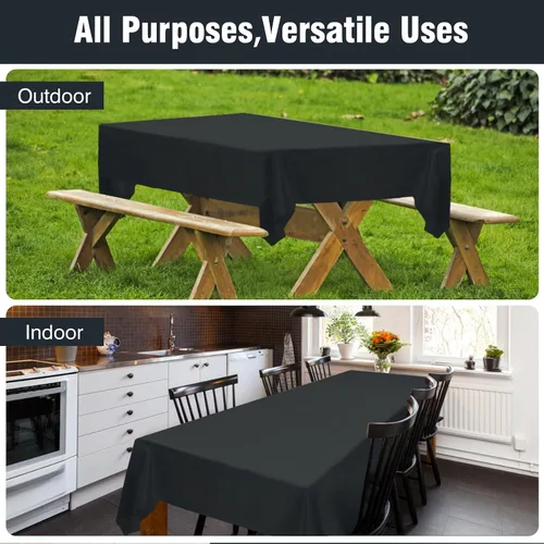 Miniatura 122 de Rollo de plástico para cubierta de mesa color verde manzana, 40 pulgadas x 100 pies, rollo de plástico resistente para cubierta de mesa de banquetes