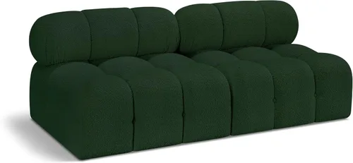 Miniatura 53 de Meridian Furniture 611Cream-S68A Colección Ames Moderno Sofá modular contemporáneo con tela de boucle color crema, modular para crear
