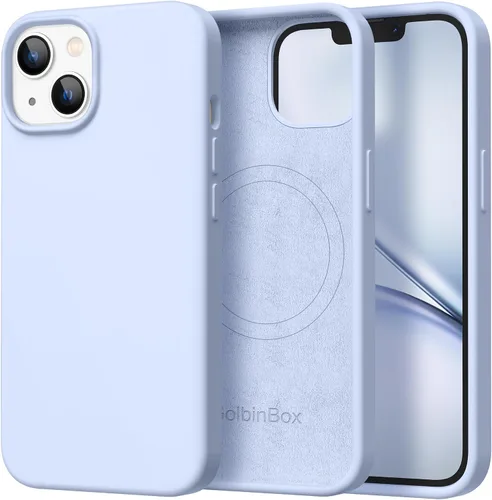 Miniatura 99 de GolbinBox Funda magnética para iPhone 17, compatible con MagSafe, cubierta de silicona integrada para control de cámara, funda de silicona líquida a