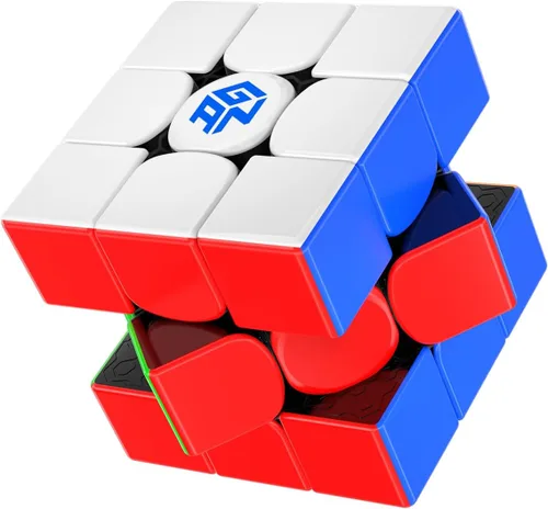 GAN GAN Cube - Cubo de velocidad magnético ligero de 3 x 3 con recubrimiento UV, 15 unidades, rompecabezas para niños y adultos, combina idealmente