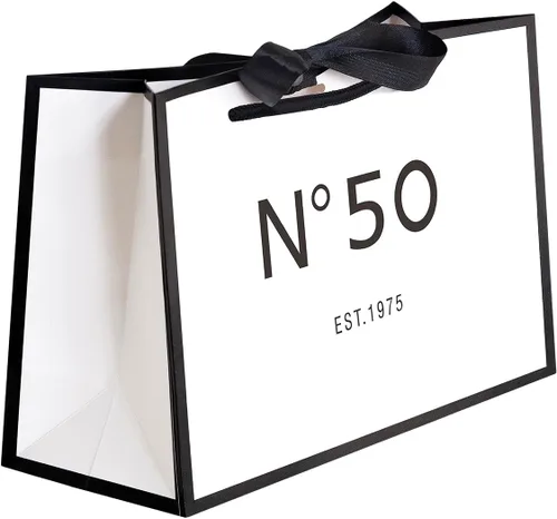 Miniatura 6 de ANFENG Bolsa vintage de regalo de recuerdo de 70 cumpleaños para mujeres, 1953 mamá, novedad de 70 años, bolsas de papel para fiestas, compras, idea