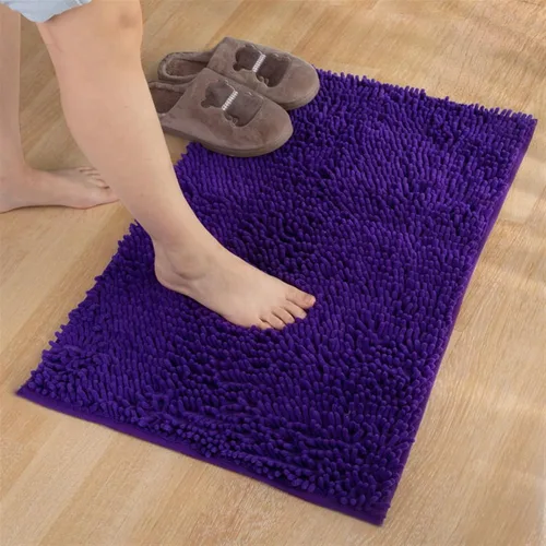 Miniatura 16 de Reyox Tapete de baño de felpilla gruesa, suave, duradero, absorbente de agua, de secado rápido, antideslizante, para cocina, baño, dormitorio, Café