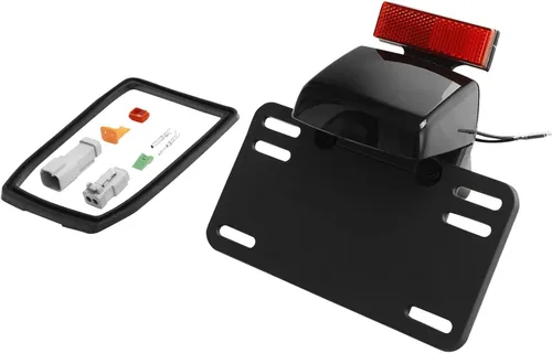 TCMT Fender - Kit de lámpara LED para placa de matrícula Harley Touring Road Glide Street Glide Electra Glide Road King 2014-2023