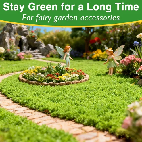 Miniatura 6 de Halatool Musgo de reno preservado para manualidades, musgo verde para terrarios, jardines de hadas, manualidades, decoración del hogar, ideal