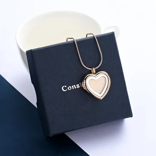 Miniatura 89 de constantlife Joyería de cremación para cenizas – Colgante de corazón conmemorativo collar de urna conmemorativa soporte para cenizas de acero