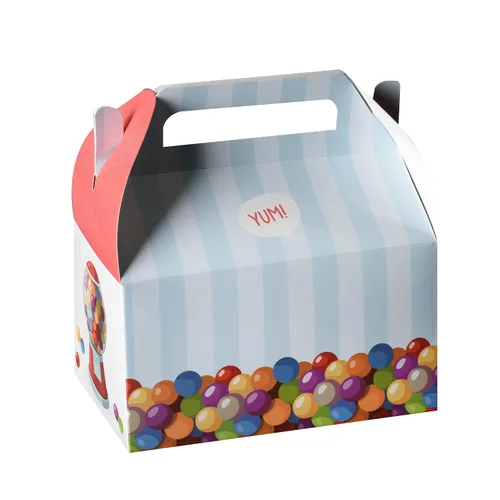 Miniatura 6 de Hammont Cajas de papel (10 unidades) - Cajas de galletas para regalos de fiesta, bonitos diseños, perfectas para fiestas y celebraciones, 6.25 x