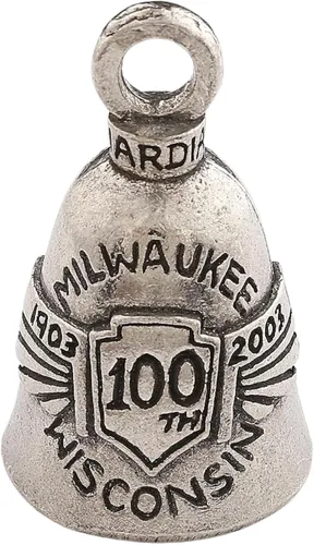 Miniatura 46 de Guardian Bell Good Luck Bell w/Keyring & Black Velvet Bag Motorcycle Bell Lead-Free Pewter Made in USA Phoenix Biker