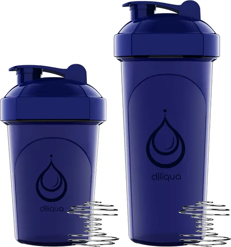 Miniatura 4 de diliqua Paquete de 10 botellas agitadoras con batidores de alambre para mezclas de proteínas, a prueba de fugas, sin BPA y aptas para lavavajillas