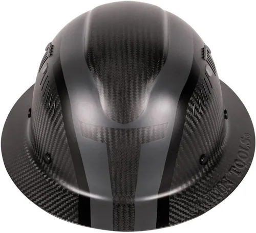Miniatura 5 de Klein Tools 60514 Casco duro, ala completa de fibra de carbono serie K12, linterna frontal recargable, ventilada, clase C, tipo 1, Spartan