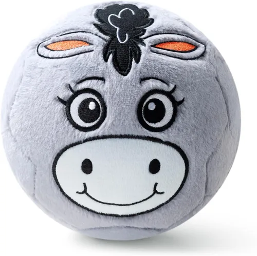 Miniatura 11 de VangeBow Pelotas de fútbol silenciosas para interior para niños pequeños de 1 a 3 años, juguetes de fútbol de peluche suave inflable para bebés