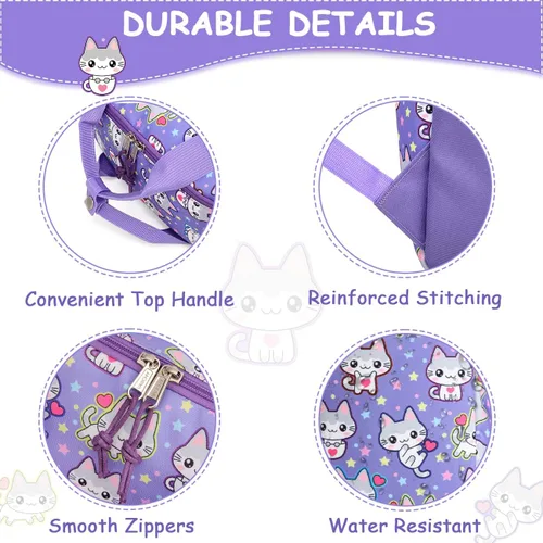 Miniatura 4 de VASCHY Mochilas de dinosaurio para niños, mochila preescolar ligera para niños pequeños