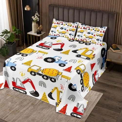 Miniatura 12 de Manfei Lindo pingüino para niños, tamaño individual, juego de colcha de princesa con lazo rosa con globo aerostático, decoración de habitación