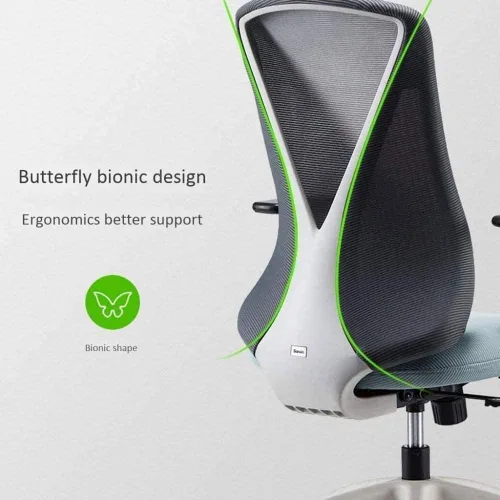 Miniatura 5 de Silla de computadora, silla de oficina, silla sedentaria, cómoda, ergonómica, silla de escritorio, silla giratoria (negro)