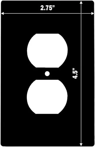Miniatura 2 de Placa decorativa para interruptor de pared, placa decorativa de interruptor de bandera estadounidense, acabado de madera, ideal para porche y regalo