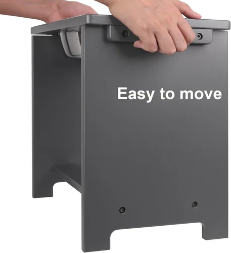 Miniatura 3 de HTB Cuencos Elevados para Perros, Soporte de Cuenco Elevado para Perros con 2 Cuencos de Acero Inoxidable, Cuencos Elevados para Perros