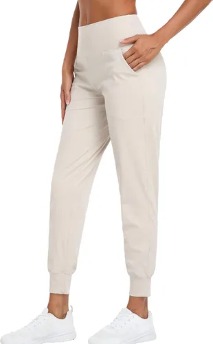 Miniatura 105 de Oalka - Pantalones deportivos para mujer, con cintura alta y bolsillos, para hacer deporte, yoga y entrenar