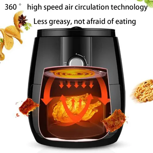 Miniatura 2 de Freidora de aire eléctrica, freidora de aire totalmente automática, sin aceite, freidora eléctrica multifunción, máquina de papas fritas de gran