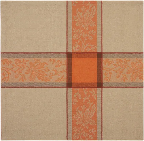 Miniatura 2 de Elrene Home Fashions - Servilletas de algodón tejido jacquard de cosecha otoñal, juego de 8, 17 x 17 pulgadas