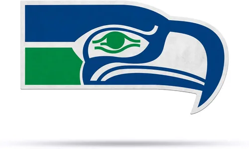 Miniatura 12 de Rico Industries Banderín de fútbol americano de la NFL con corte retro, decoración del hogar y la sala de estar, fieltro suave EZ para colgar