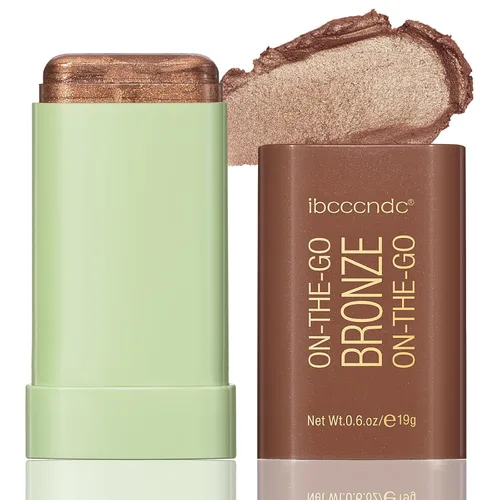 Miniatura 15 de Barra de rubor para mejillas – Varita de rubor de maquillaje en crema, barra hidratante sólida para tinte de mejillas, natural, mezclable