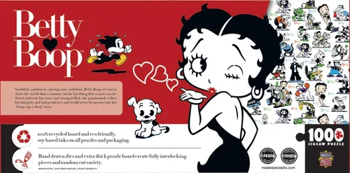 Miniatura 3 de MasterPieces Rompecabezas de 1000 piezas para adultos, familia o jóvenes – Betty Boop Panorámico – 13 x 39 pulgadas