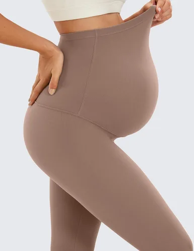 Miniatura 4 de CRZ YOGA Butterluxe - Leggings de maternidad para mujer, sobre el vientre, 25 pulgadas, pantalones suaves para entrenamiento, yoga, embarazo