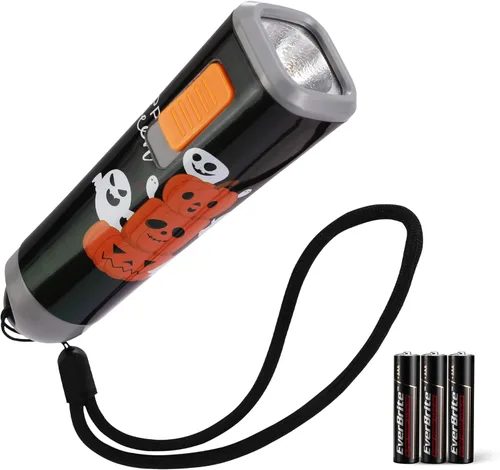 Miniatura 13 de EverBrite Linterna pequeña, mini linterna LED, uso de antorcha de plástico para emergencias, camping, al aire libre con cordón 3AAA batería