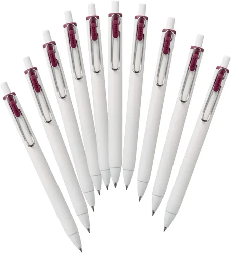 Miniatura 9 de Recambios para bolígrafo Mitsubishi Pencil Uniball One Hako UMR38S.15, bolígrafo de gel, punta 0.38, rojo, 10 piezas