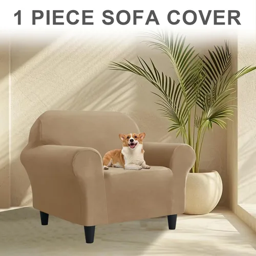 Miniatura 257 de Funda para Sofá de Terciopelo, Fundas Elásticas para Sofá para Funda Principal Separada/Respaldos y Cojines de Asiento, Funda para Sofá, para Fundas