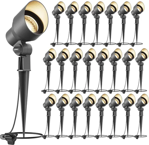 Miniatura 9 de VENUS MANUFACTURING Paquete de 6 luces halógenas de bajo voltaje con conectores rápidos, focos halógenos G4 de 20 W, 145 LM, 2800 K, diseño