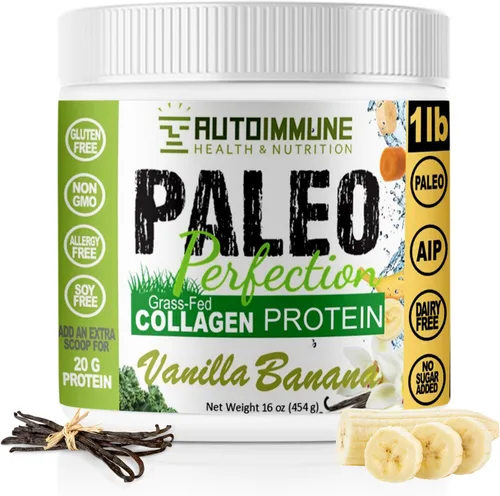 Miniatura 24 de Paleo Perfection - Polvo de proteína de colágeno de carne de res alimentada con pasto de chocolate doble sin estevia - Paleo, Keto, SCD, AIP