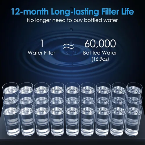 Miniatura 8 de Waterdrop BS13 - Filtro de agua para debajo del fregadero, 6 etapas de acero inoxidable, reduce PFAS, PFOA/PFOS, plomo, cloro, mal sabor y olor, sin