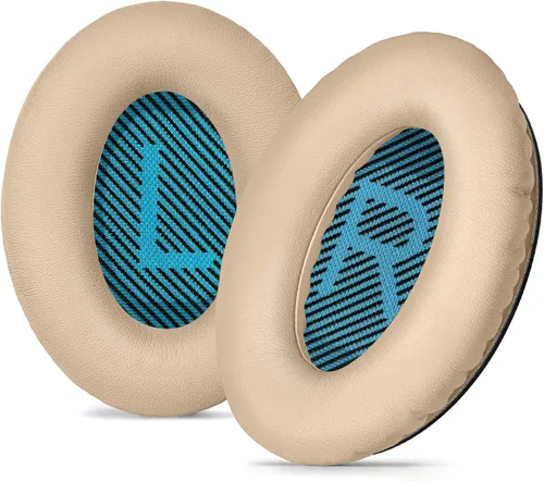 Aurivor Almohadillas de Repuesto para Oídos/Cojines para Auriculares Bose QuietComfort (QC) 35 35ii 25 15 2 y Más Auriculares, Fundas Mejoradas con