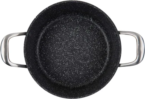 Miniatura 7 de MasterPan Sartén de aluminio fundido ultra antiadherente, 9.5 pulgadas, serie Granite