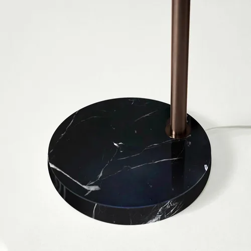 Miniatura 8 de Brightech Mason - Lámpara de pie de arco, lámpara de pie de esquina moderna con pantalla de tambor colgante única para sala de estar - Luz curva
