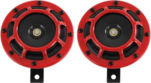 Miniatura 7 de Eletric - Kit de bocina de coche de 12 V 135 db, súper ruidoso, tono alto y bajo, kit de bocina gemela de metal con soporte para autos, camiones